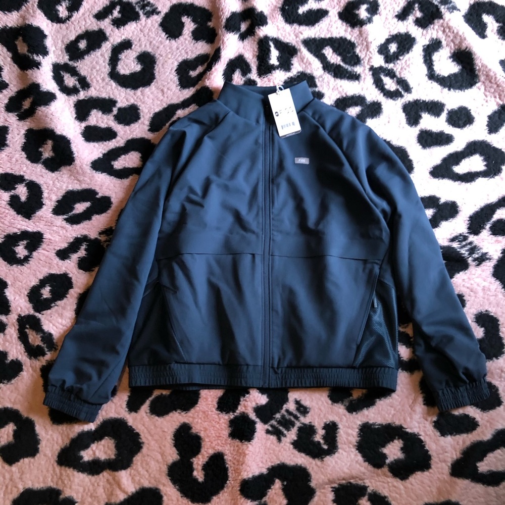 Figs Scrub Jacket Sydney Dark Harbor
